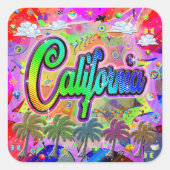 California Vista Express Sticker (Voorkant)