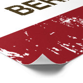 california vlag berkeley in nood poster (Hoek)