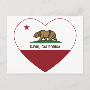 california vlag davis hart briefkaart
