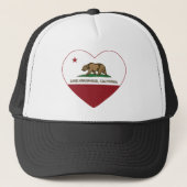 california vlag meer arrowiad hart trucker pet (Voorkant)