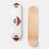 california vlag monterey park hartproblemen skateboard (Voorkant)