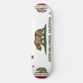 california vlag noord hollywood skateboard (Voorkant)