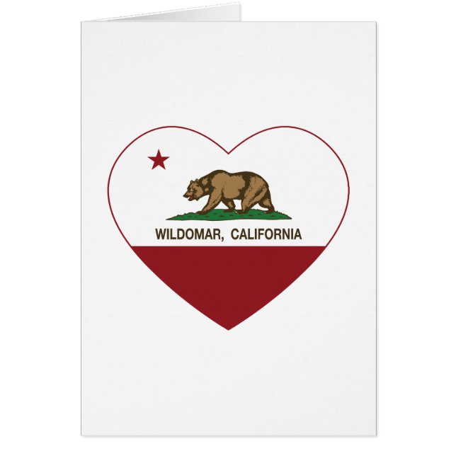 california vlag wildomar hart (Voorkant)