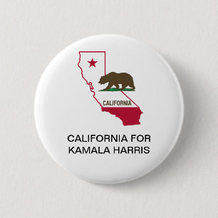 CALIFORNIA voor Kamala Harris 2020-Button Ronde Button 5,7 Cm