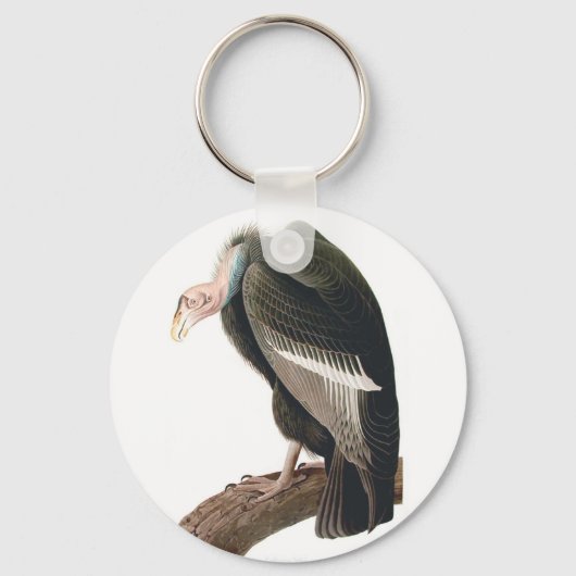 California Vulture (Condor), Audubon Fine Art Sleutelhanger (Voorkant)