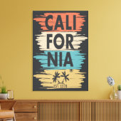 California Wall Art Design Canvas Afdruk (Insitu (Woonkamer))