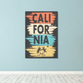 California Wall Art Design Canvas Afdruk (Insitu (Houten vloer))