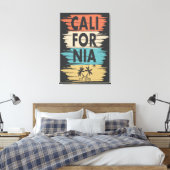 California Wall Art Design Canvas Afdruk (Insitu (Slaapkamer))