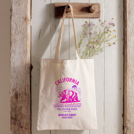 California Wedding Welcome Gift Bruidsmeisje, Gast Tote Bag