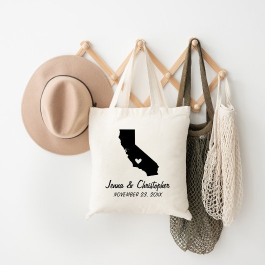 California Wedding Welkom Tote Bag