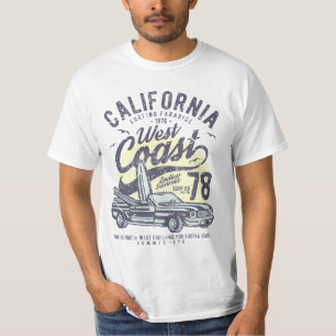 California West Coast Surfing Paradise 78  T-shirt