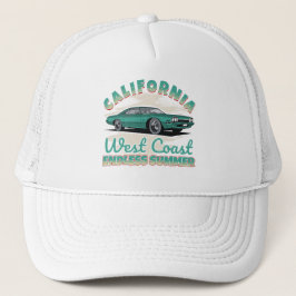 California West Coast Vintage Car  Trucker Pet