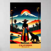 California: Where Sunshine Lives Travel Poster (Voorkant)