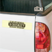 California Whiskey Drink Champion Bumpersticker (Op Truck)