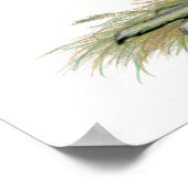 California White Hen Poster (Hoek)