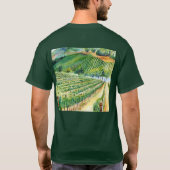 California wijngaard kunst op maat T-shirt (Achterkant)