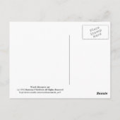 California Wildflower Post Card Briefkaart (Achterkant)