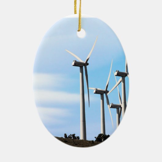 California Windmills Keramisch Ornament (Achterkant)