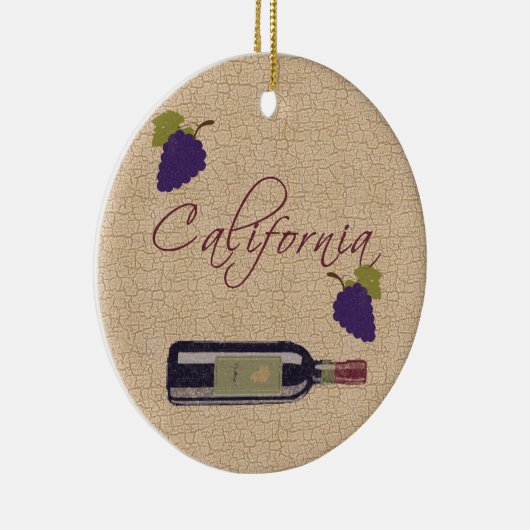California Wine Ornament (Rechts)