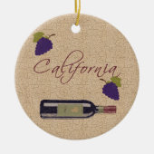 California Wine Ornament (Voorkant)