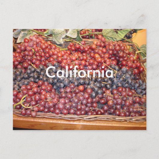 California Winery Briefkaart (Voorkant)