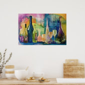 California Wines Poster (Keuken)
