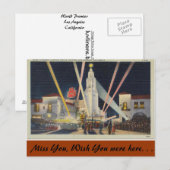 California, World Premier, Los Angeles Briefkaart (Voorkant / Achterkant)