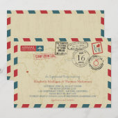 California World Traveller Airmail Engagement Part Kaart (Voorkant / Achterkant)