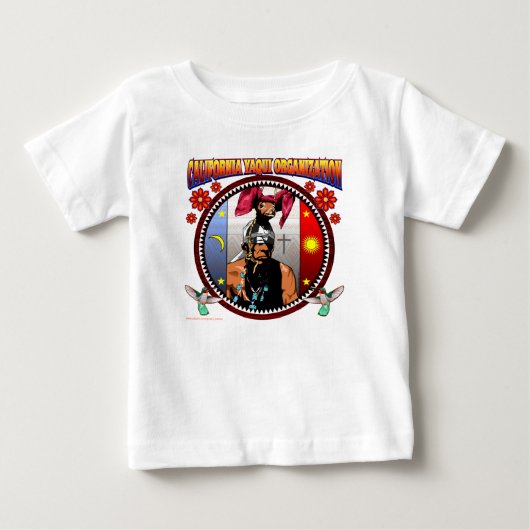 California Yaqui Organization baby t-shirt (Voorkant)