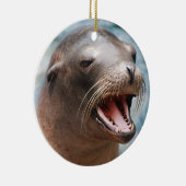 California Zee Lion Ornaments Keramisch Ornament (Rechts)