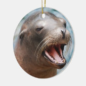 California Zee Lion Ornaments Keramisch Ornament (Links)