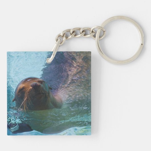 California Zee Lion Sleutelhanger (Achterkant)