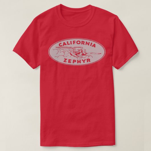 California Zephyr T-shirt (Design voorkant)