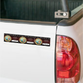 California Zombie Hunting Permit V.2 Bumpersticker (Op Truck)