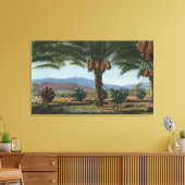 CaliforniaDates Groeiend in de Coachella Canvas Afdruk (Insitu (Woonkamer))