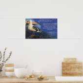 CaliforniaGreetings from, Seagull Poem Poster (Keuken)