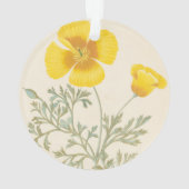 Californian Eschscholtzia Ornament (achterkant)