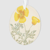 Californian Eschscholtzia Ornament (voorkant)