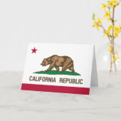 Californian Flag, Flag of California Kaart (Gele Bloem)