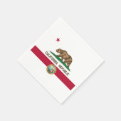Californian Flag & Seal, Flag of California Servet (Hoek)