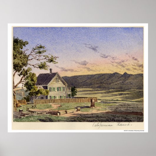 Californian Ranch Poster (Voorkant)