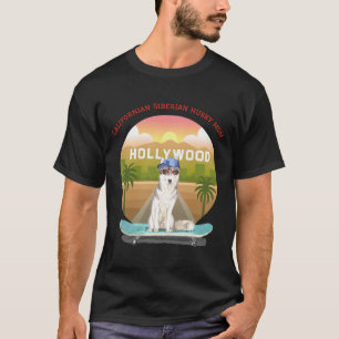 Californian Siberian Husky Dog mama T-shirt