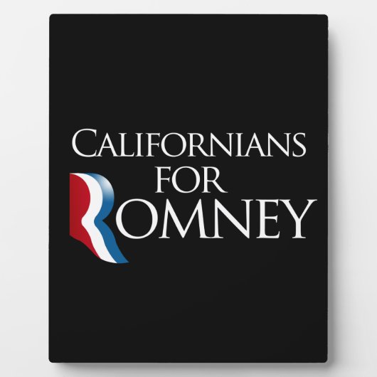 Californians voor Romney-.png Fotoplaat (Voorkant)