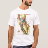 CaliforniaPanoramic Map T-shirt (Voorkant)