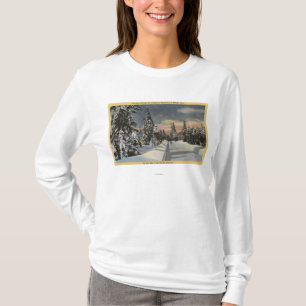 CaliforniaRim o' the World Highway in Winter T-shirt