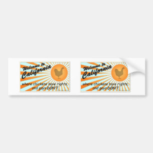 California's Equal Rights Stickers