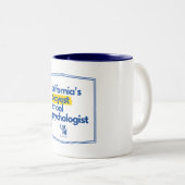 California's Okayest School Psycholoog Tweekleurige Koffiemok (Voorkant rechts)