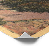 CaliforniaSanta Lucia Mts langs Hwy 1 Poster (Hoek)