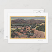 CaliforniaScene-woestijn-Uitzicht Briefkaart (Voorkant / Achterkant)