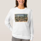 CaliforniaVarieties of Desert Cacti T-shirt (Voorkant)